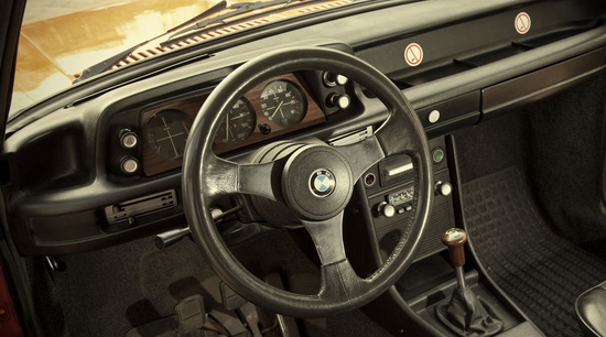 Intérieur de la BMW 2002